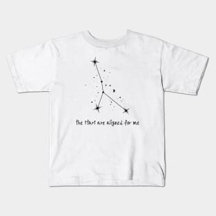 The Stars Are Aligned For Me - Cancer Kids T-Shirt